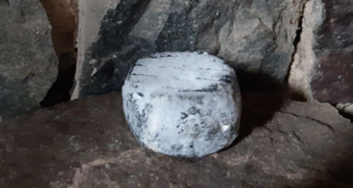 Le Palet de chèvre cendré - Fromage fermier de chèvre.